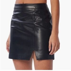 Revolve LITA by Ciara Leader Leather Skirt Size 6- Black MSRP $298